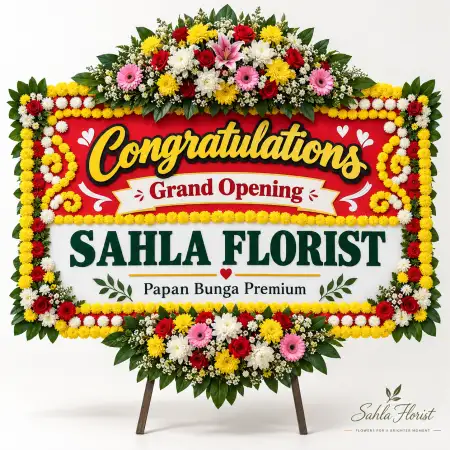 Papan Bunga Ucapan Selamat Sarolangun